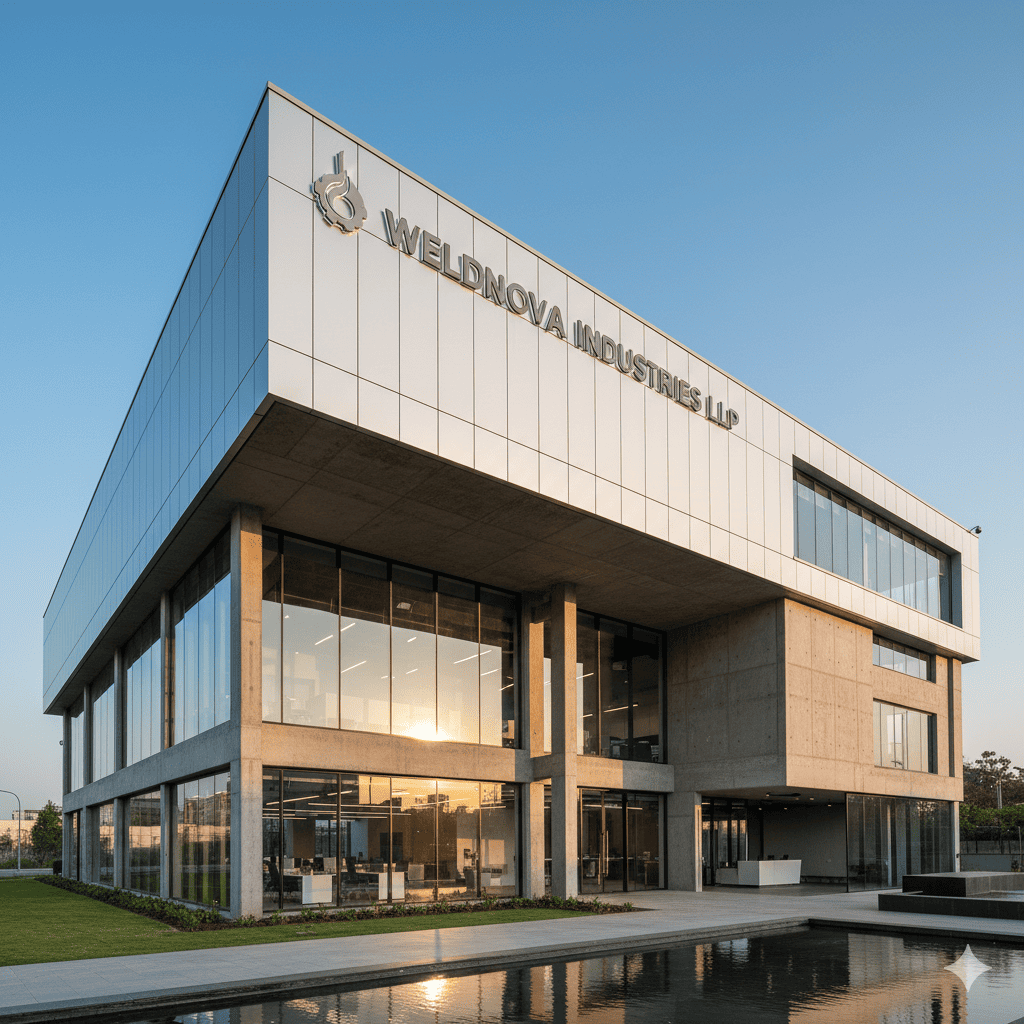 Weldnova Industries welding electrode manufacturing facility in Gujarat